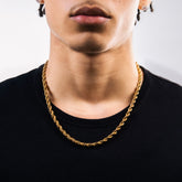 6MM ROPE CHAIN ''CORDELL'' - GOLD
